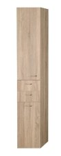 ZOJA/KERAMIA FRESH skříňka vysoká s košem 35x184x29cm, dub platin