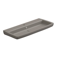 Umyvadlo Brio 105 keramické, cashmere matné, 105x45 cm, BRLAV105030