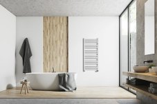 Radiátor STICK 50x185 cm 881 W bílý středové připojení 5 cm RADSTI501935SP