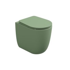 WC mísa stojící Hit, rimless, keramická, salvia matná, HIWC01031FI