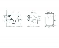 Závěsné WC ORLO II. RIMLESS se SLIM sedátkem Soft-close Závěsné WC ORLO II. RIMLESS se SLIM sedátkem Soft-close