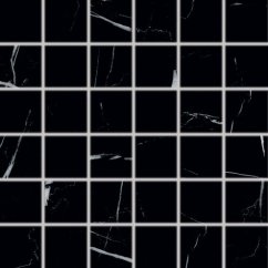 dlažba Rako Flash černá dekor mozaika 30x30 cm matná, DDM06833