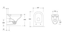 Závěsné WC COMPACT
