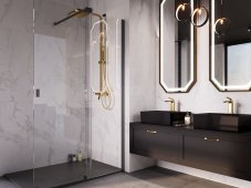 Walk-in sprchový kout VAYO BLACK