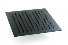 Hranatá hlavová sprcha BLACK