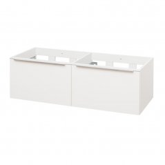 Koupelnová skříňka MAILO 121 cm, bílá CN518S