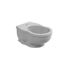 Bidet závěsný Time, keramický, bílý lesklý, TIBISO000FI