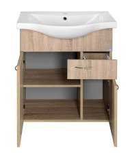 umyvadlová skříňka KERAMIA FRESH 60x74x33,7cm, dub platin