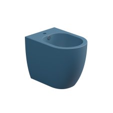 Bidet stojící Like, keramický, denim matný, s otvorem pro baterii, LKBI01027FI
