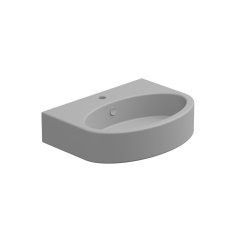 Umyvadlo Like 60BW keramické, perla matná, 60x44 cm, LKLAVBW60033