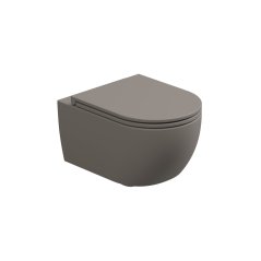 WC závěsné Like, rimless, cashmere matné, zadní odpad, LKWCSO030FI