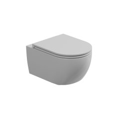 WC závěsné Like,  rimless, bílé lesklé, zadní odpad, LKWCSO000FI