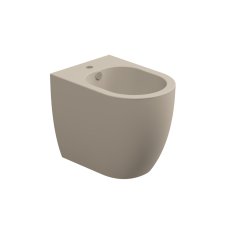 Bidet stojící Like, keramický, sabbia matný, s otvorem pro baterii, LKBI01034FI