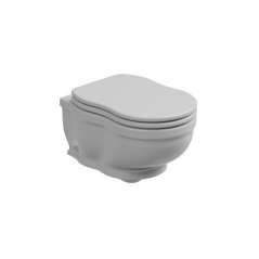 WC závěsné Time, keramické, bílé lesklé, TIWCSO000FI