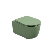 WC závěsné Hit, rimless, salvia matný, zadní odpad, HIWCSO031FI