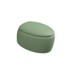 WC závěsné Touch, keramické, salvia matné, rimless,  TOWCSOSC031FI