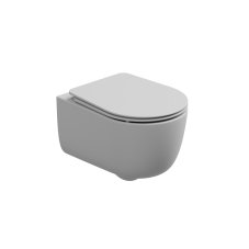 WC závěsné Hit, rimless, bílý matný, zadní odpad, HIWCSO001FI