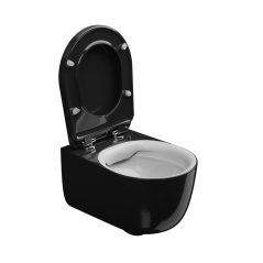 WC závěsné Hit, rimless, dvoubarevné, zadní odpad, HIWCSOBI000002