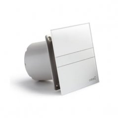 Axiální ventilátory na zeď či do stropu E100 G, sklo bílé