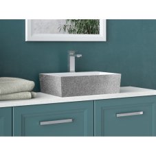 Umyvadlo na desku VERA GLAM - stříbrná Umyvadlo na desku VERA GLAM - stříbrná