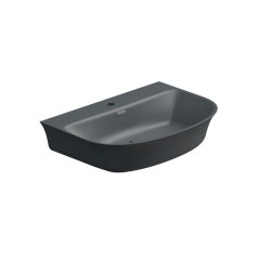 Umyvadlo Flut BW 65 keramické, ebano matné, 65x48 cm, FLLAVBW65028