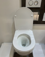 WC závěsné Sanivel Ultra Flush, rimless, keramické, bílé lesklé, SANI018