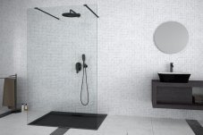 Walk-in sprchový kout AVEO DUE BLACK Walk-in sprchový kout AVEO DUE BLACK