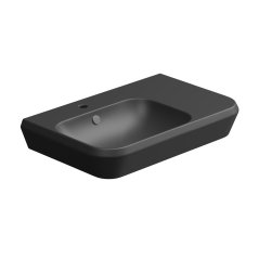 Umyvadlo Cruise, keramické, černé matné, 80x48 cm, CRLAVBW80003