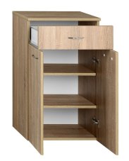 skříňka spodní ZOJA/KERAMIA FRESH 50315 se zásuvkou 50x78x29cm,dub platin