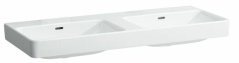 Dvojumyvadlo Laufen Pro S 130x46 cm bez otvoru pro baterii H8149680001091
