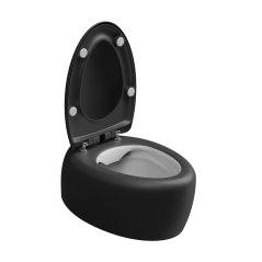 WC závěsné Touch, keramické, dvoubarevné, rimless,  TOWCSOSCBI000003FI