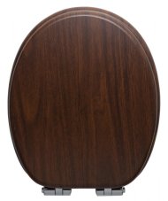 WC sedátko Glacera MDF ořech 2073 softclose