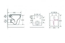 Závěsné WC ORLO RIMLESS se SLIM sedátkem Soft-close Závěsné WC ORLO RIMLESS se SLIM sedátkem Soft-close