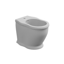 Bidet stojící Time, keramický, bílý matný, s otvorem pro baterii, TIBI01001FI