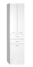 ZOJA/KERAMIA FRESH skříňka vysoká s košem 50x184x29cm, bílá