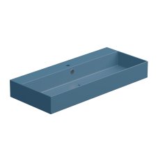 Umyvadlo Zenith BW 102 hranaté, keramické, denim matné, 102x46 cm, ZELAVBW102027