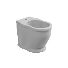 Bidet stojící Time, keramický, bílý lesklý, s otvorem pro baterii, TIBI01000FI