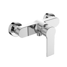 Sprchová nástěnná baterie, Dita, 150 mm, bez příslušenství, chrom Sprchová nástěnná baterie, Dita, 150 mm, bez příslušenství, chrom