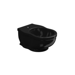 Bidet závěsný Time, keramický, černý lesklý, TIBISO002FI