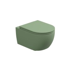 WC závěsné Like,  rimless, salvia matné, zadní odpad, LKWCSO031FI