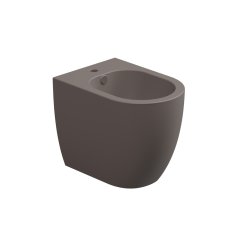 Bidet stojící Like, keramický, tortora  matný, s otvorem pro baterii, LKBI01029FI