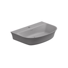 Umyvadlo Flut BW 65 keramické, fumo matné, 65x48 cm, FLLAVBW65038