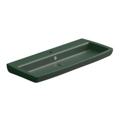 Umyvadlo Brio 105 keramické, smeraldo matné, 105x45 cm, BRLAV105036