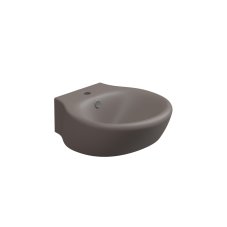 Umyvadlo Touch, keramické, tortora matné, 47x49,5 cm, TOLAV47029