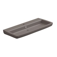 Umyvadlo Brio 105 keramické, tortora matné, 105x45 cm, BRLAV105029