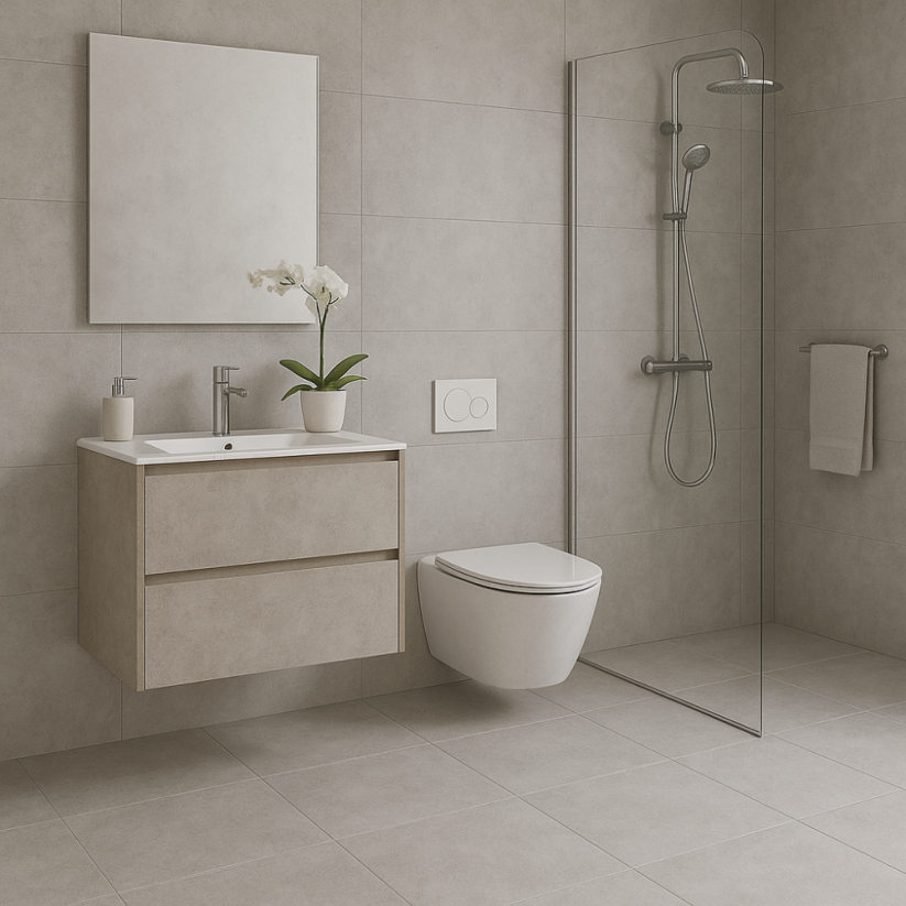 dlažba Beton Light Grey  60x60cm rektifikovaná