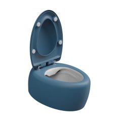 WC závěsné Touch, keramické, dvoubarevné, rimless,  TOWCSOSCBI000027FI