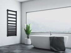 Radiátor BELTI 40x157,3 cm 491 W černý klasické (spodní) připojení RADBEL401631