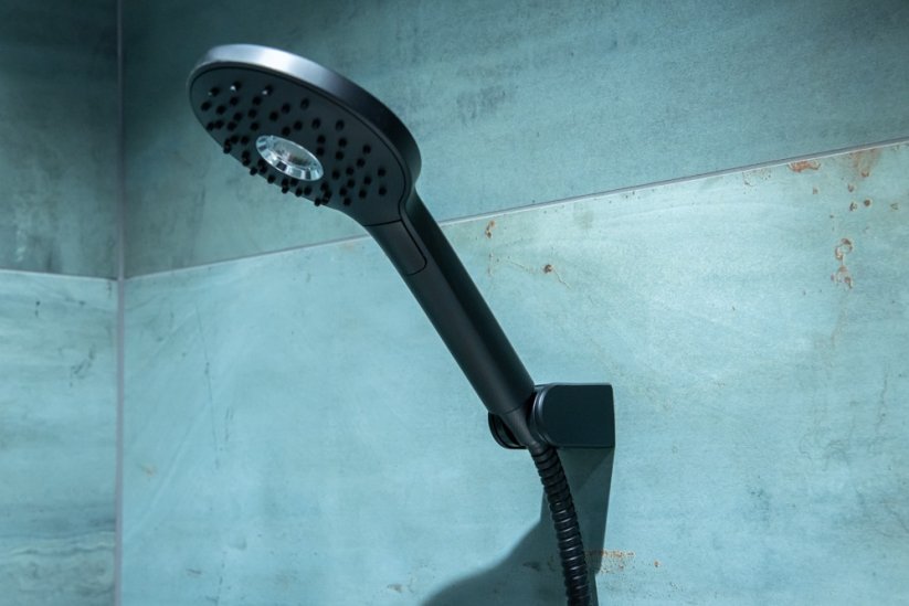 Držák ruční sprchy - černá barva
